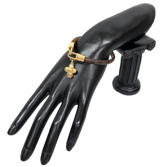 LOUIS VUITTON Brown Monogram Charm Bracelet - Picture 2 of 3